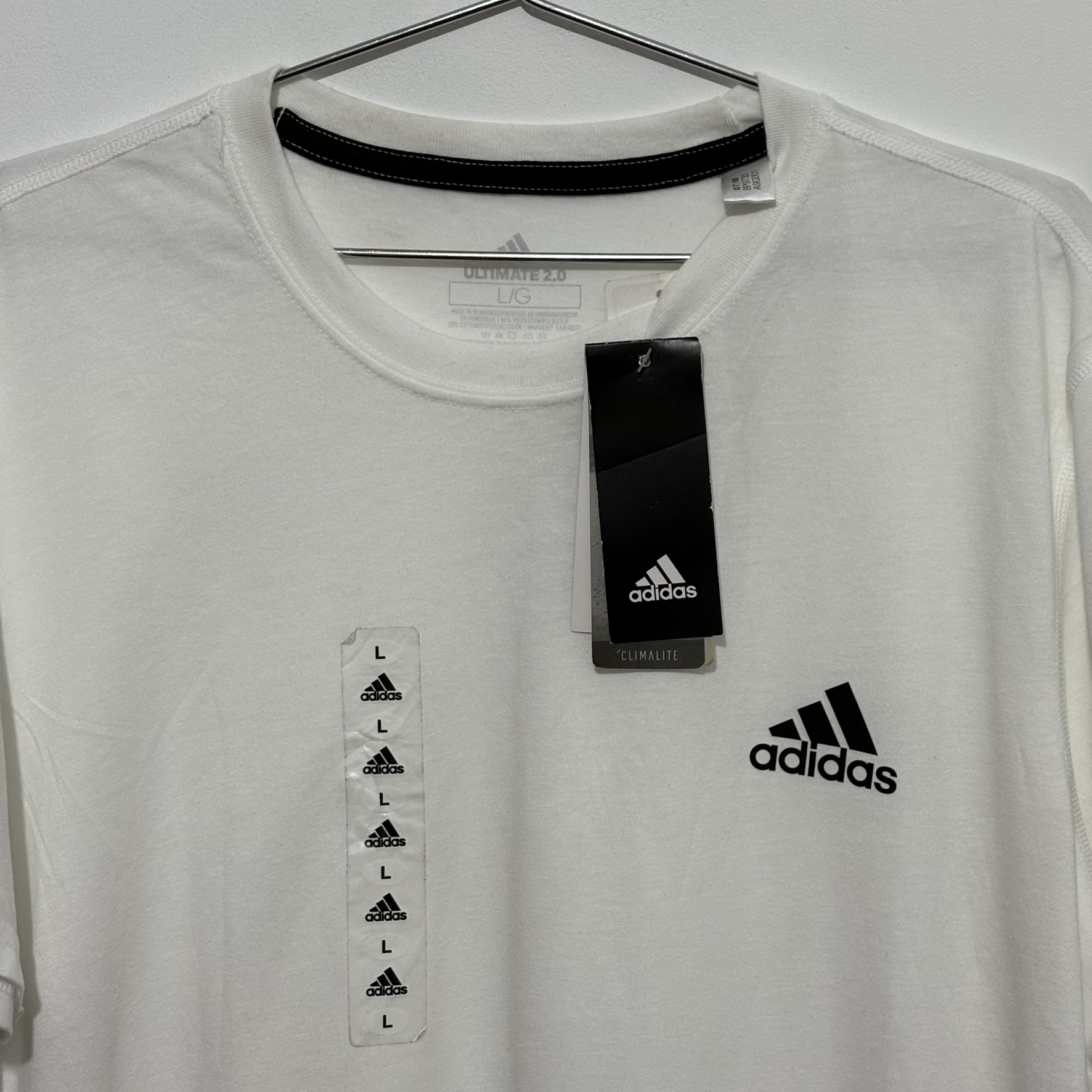 Remera Adidas blanca - Imagen 2