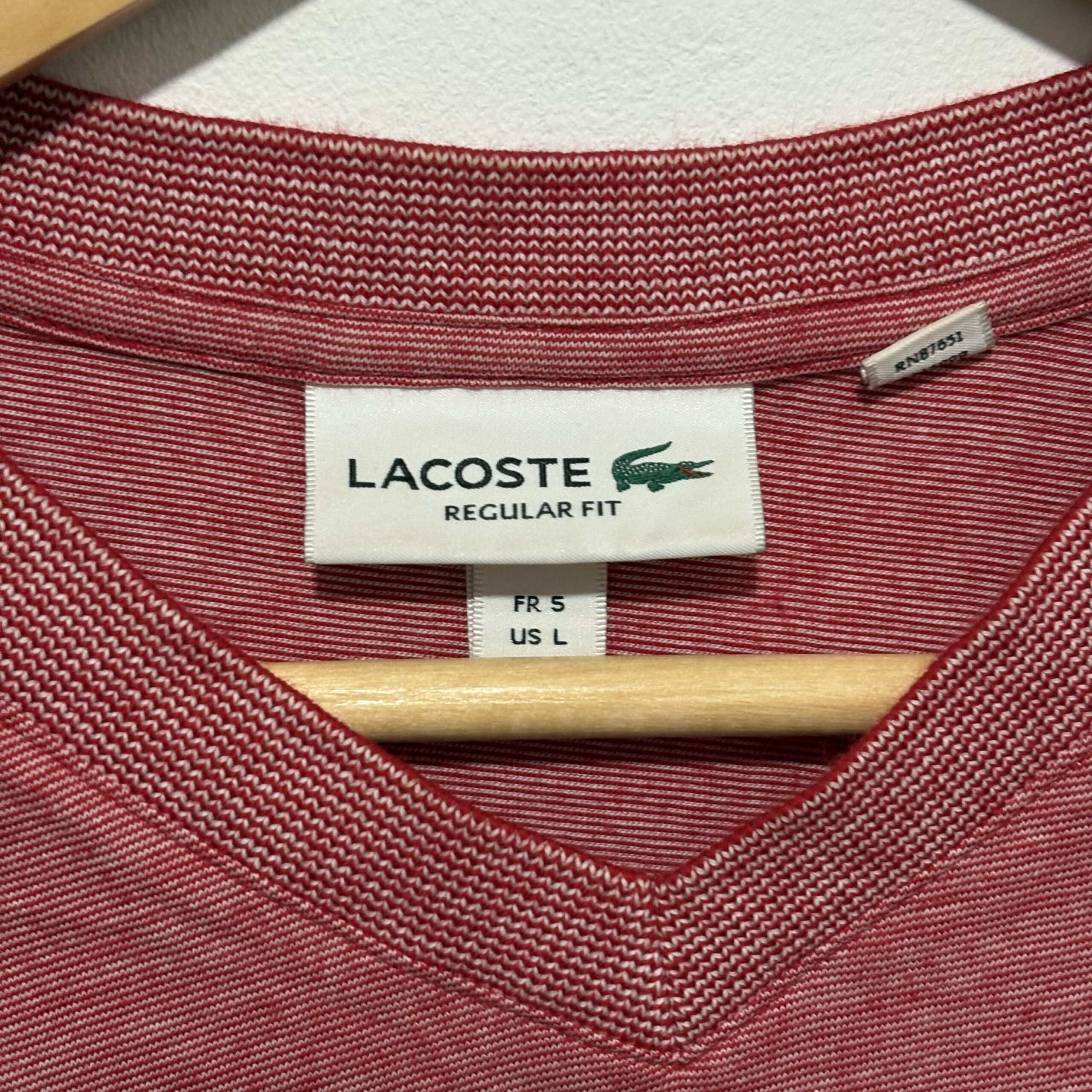 Remera Lacoste Roja - Imagen 4