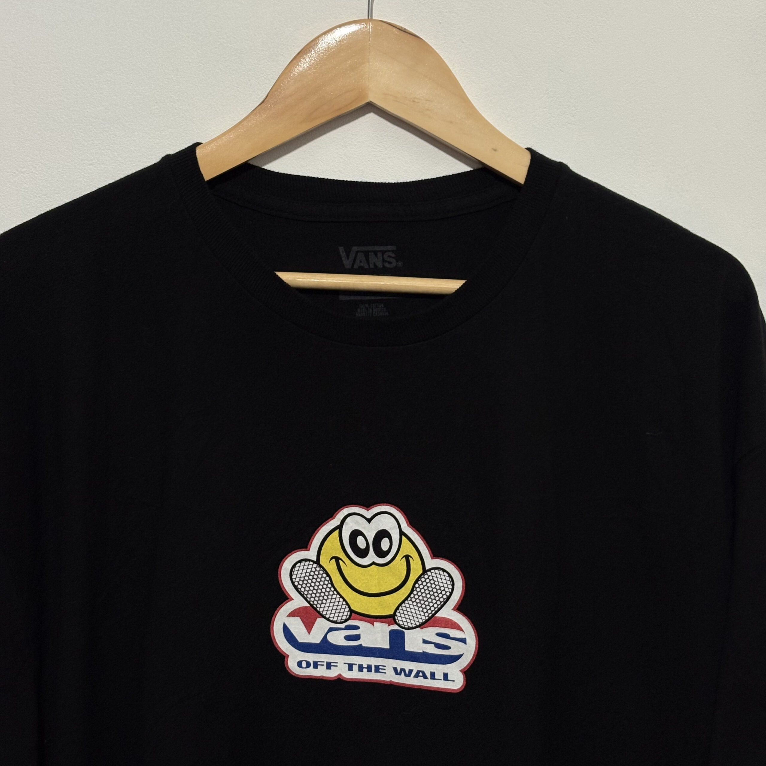 Remera Vans Negra Vintage - Imagen 2