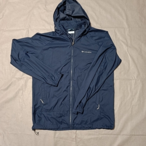Campera Columbia Rompe Viento Azul